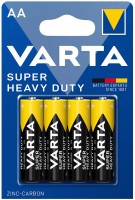 Купить аккумулятор / батарейка Varta Super Heavy Duty 4xAA: цена от 41 грн.
