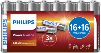 Купить акумулятор / батарейка Philips Power Alkaline 32xAAA: цена от 799 грн.