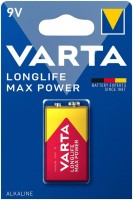 Купить акумулятор / батарейка Varta Longlife Max Power 1xKrona: цена от 145 грн.