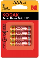 Купить аккумулятор / батарейка Kodak Super Heavy Duty 4xAAA: цена от 40 грн.