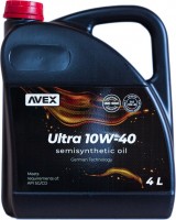 Купити моторне мастило AVEX Ultra 10W-40 4L  за ціною від 565 грн.