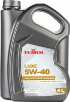 Купить моторное масло Temol Luxe 5W-40 4L  по цене от 672 грн.