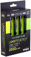 Купить акумулятор / батарейка Verico Loop Energy 4xAA 1700 mAh: цена от 703 грн.