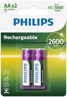 Купить акумулятор / батарейка Philips MultiLife 2xAA 2600 mAh: цена от 300 грн.