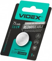 Купить акумулятор / батарейка Videx 1xLIR2032: цена от 85 грн.
