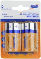 Купить аккумулятор / батарейка ASKO-UKREM Super Alkaline 2xD: цена от 59 грн.