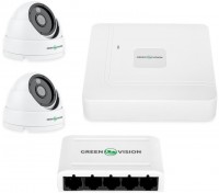 Купити комплект відеоспостереження GreenVision GV-IP-K-W67/02  за ціною від 5259 грн.