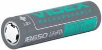 Купити акумулятор / батарейка Videx LiFePO4 1x18650 2200 mAh  за ціною від 191 грн.