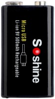 Купить аккумулятор / батарейка Soshine 1xKrona 500 mAh micro USB: цена от 252 грн.