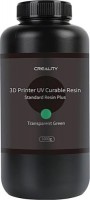 Купить пластик для 3D друку Creality Standard Resin Plus Transparent Green 1000g: цена от 1399 грн.
