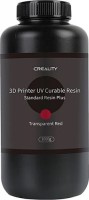 Купить пластик для 3D печати Creality Standard Resin Plus Transparent Red 1000g: цена от 1399 грн.