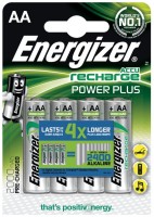Купить аккумулятор / батарейка Energizer Power Plus 4xAA 2000 mAh: цена от 341 грн.