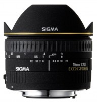 Купити об'єктив Sigma 15mm f/2.8 AF EX DG DIAGONAL Fisheye  за ціною від 19552 грн.