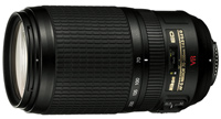 Купити об'єктив Nikon 70-300mm f/4.5-5.6G VR AF-S IF-ED Zoom-Nikkor  за ціною від 17000 грн.