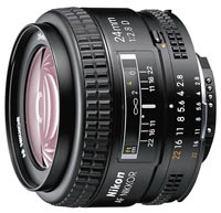 Купити об'єктив Nikon 24mm f/2.8D AF Nikkor  за ціною від 28649 грн.