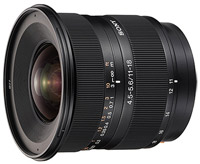 Купити об'єктив Sony 11-18mm f/4.5-5.6 DT  за ціною від 11900 грн.