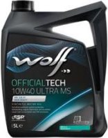 Купить моторное масло WOLF Officialtech 10W-40 Ultra MS 5L  по цене от 994 грн.