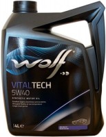 Купить моторное масло WOLF Vitaltech 5W-40 4L  по цене от 901 грн.