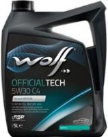 Купить моторное масло WOLF Officialtech 5W-30 C4 5L: цена от 1461 грн.