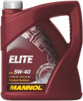 Купить моторное масло Mannol Elite 5W-40 5L: цена от 1249 грн.