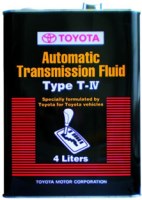 Купить трансмиссионное масло Toyota ATF Type T-IV 4L  по цене от 1303 грн.
