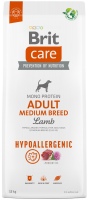 Купить корм для собак Brit Care Hypoallergenic Adult Medium Breed Lamb 12 kg: цена от 2516 грн.