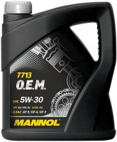 Купить моторное масло Mannol 7713 O.E.M. 5W-30 4L  по цене от 968 грн.