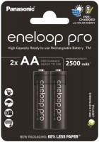 Купить аккумулятор / батарейка Panasonic Eneloop Pro 2xAA 2500 mAh  по цене от 580 грн.