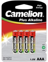 Купить акумулятор / батарейка Camelion Plus 4xAAA LR03-BP4: цена от 94 грн.