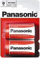 Купить аккумулятор / батарейка Panasonic Red Zink 2xD: цена от 78 грн.