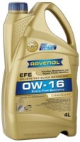 Купить моторное масло Ravenol EFE 0W-16 4L: цена от 2139 грн.