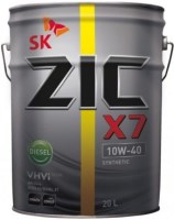 Купить моторное масло ZIC X7 10W-40 Diesel 20L  по цене от 3830 грн.