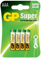 Купить аккумулятор / батарейка GP Super Alkaline 4xAAA: цена от 41 грн.