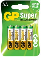 Купить аккумулятор / батарейка GP Super Alkaline 4xAA: цена от 45 грн.