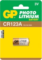 Купити акумулятор / батарейка GP Photo 1xCR123A  за ціною від 219 грн.