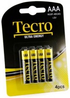 Купить акумулятор / батарейка Tecro Ultra Energy 4xAAA: цена от 125 грн.