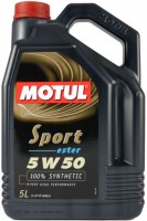Купить моторное масло Motul Sport 5W-50 5L: цена от 3574 грн.