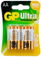Купить аккумулятор / батарейка GP Ultra Alkaline 4xAA: цена от 87 грн.