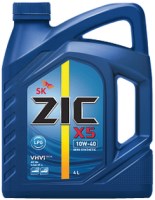 Купити моторне мастило ZIC X5 10W-40 LPG 4L  за ціною від 841 грн.
