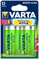 Купить акумулятор / батарейка Varta Rechargeable Accu 2xD 3000 mAh: цена от 601 грн.